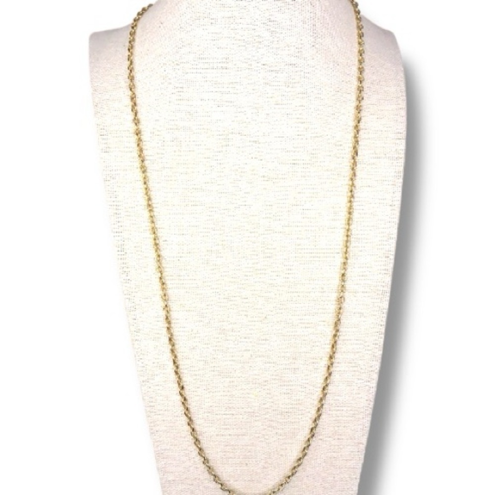Vintage Avon Gold Chain Necklace 26” Classic Elegant Gift